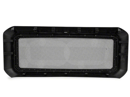RedRock Evolution Stainless Steel Wire Mesh Upper Replacement Grille; Black (11-16 F-350 Super Duty)