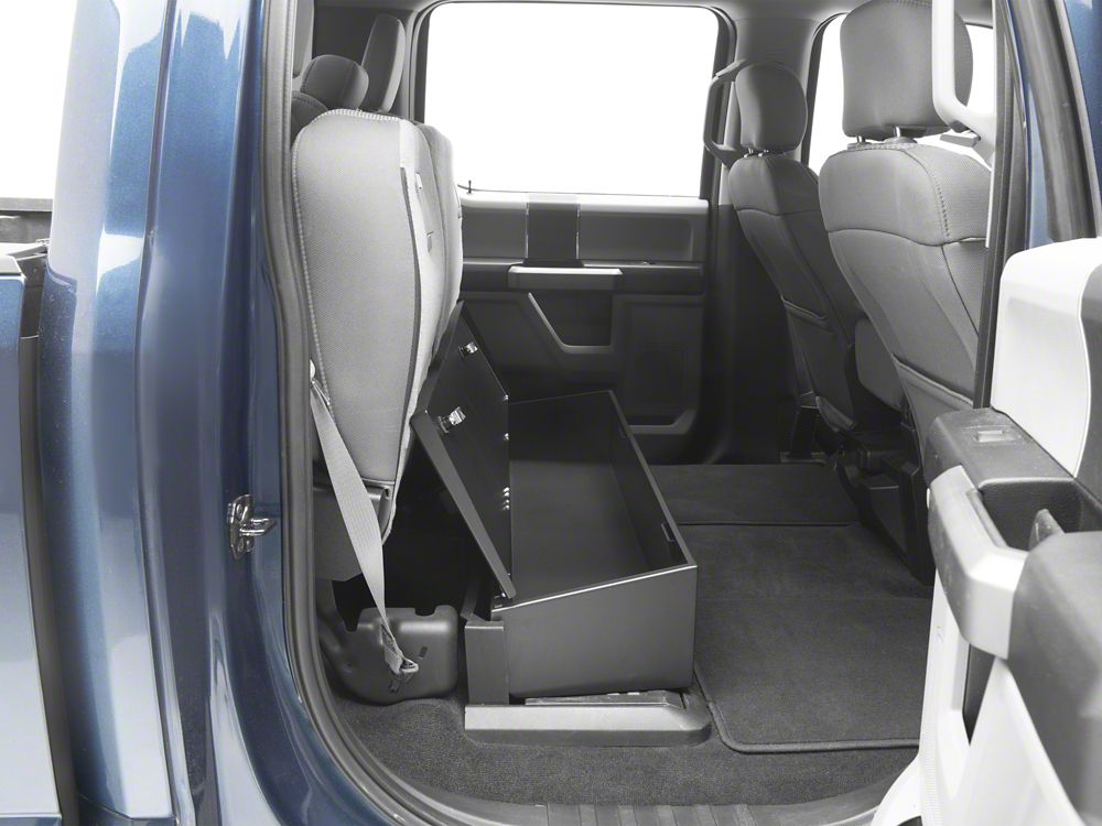 RedRock Locking Under Seat Storage Box (17-25 F-350 Super Duty SuperCrew)
