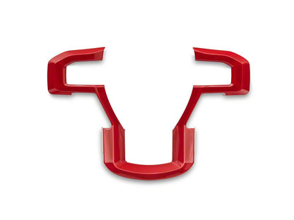 RedRock Steering Wheel Trim; Red (17-22 F-350 Super Duty)