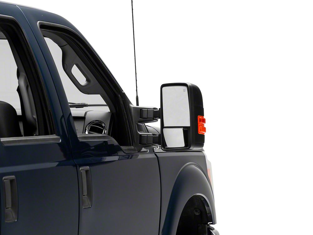 RedRock Powered Heated Towing Mirrors with LED Turn Signals (11-16 F-350 Super Duty)