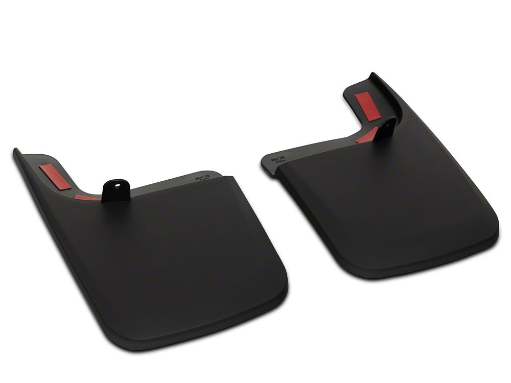 RedRock Molded Mud Guards; Front and Rear (17-22 F-350 Super Duty SRW w/ OE Fender Flares)
