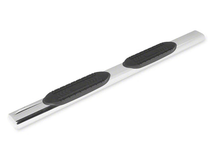 RedRock 6-Inch Oval Straight End Side Step Bars; Stainless Steel (17-25 F-350 Super Duty SuperCab)