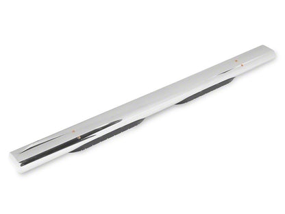RedRock 6-Inch Oval Straight End Side Step Bars; Stainless Steel (17-25 F-350 Super Duty SuperCab)
