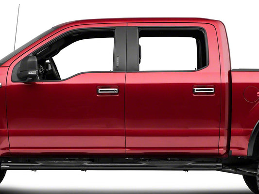 RedRock Door Handle Covers; Door Pulls Only; Chrome (17-22 F-350 Super Duty SuperCrew)