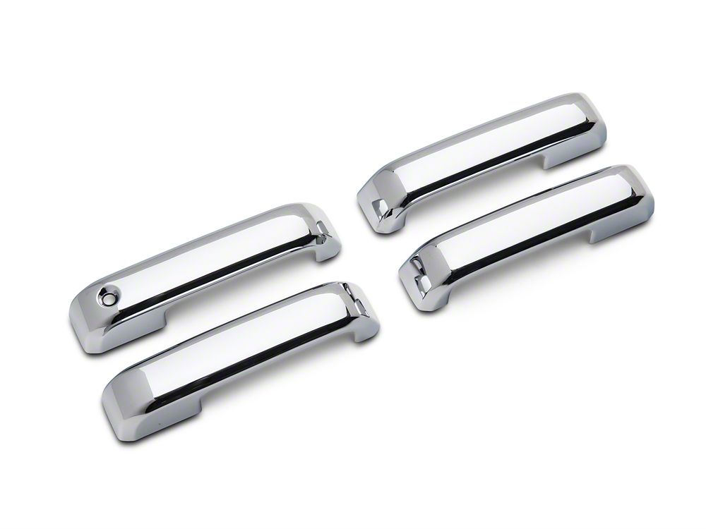 RedRock Door Handle Covers; Door Pulls Only; Chrome (17-22 F-350 Super Duty SuperCrew)