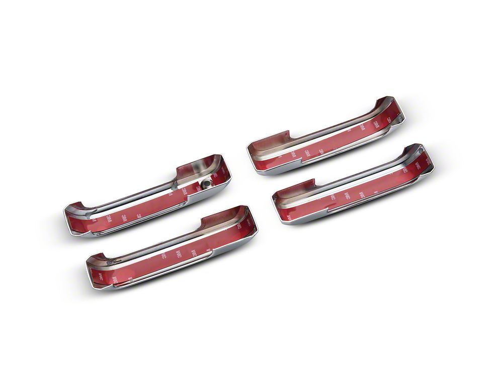 RedRock Door Handle Covers; Door Pulls Only; Chrome (17-22 F-350 Super Duty SuperCrew)