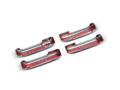RedRock Door Handle Covers; Door Pulls Only; Chrome (17-22 F-350 Super Duty SuperCrew)