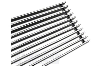 RedRock Lower Bumper Grille Insert; Polished (09-14 F-150, Excluding Raptor, Harley Davidson & 2011 Limited)
