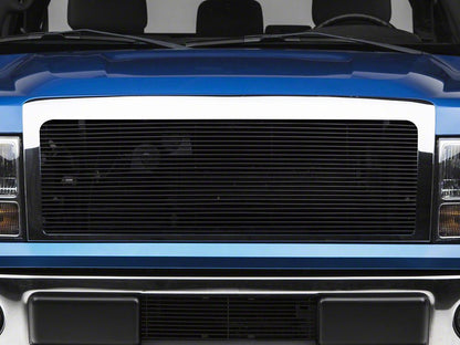 RedRock Lower Bumper Grille Insert; Black (09-14 F-150, Excluding Raptor, Harley Davidson & 2011 Limited)