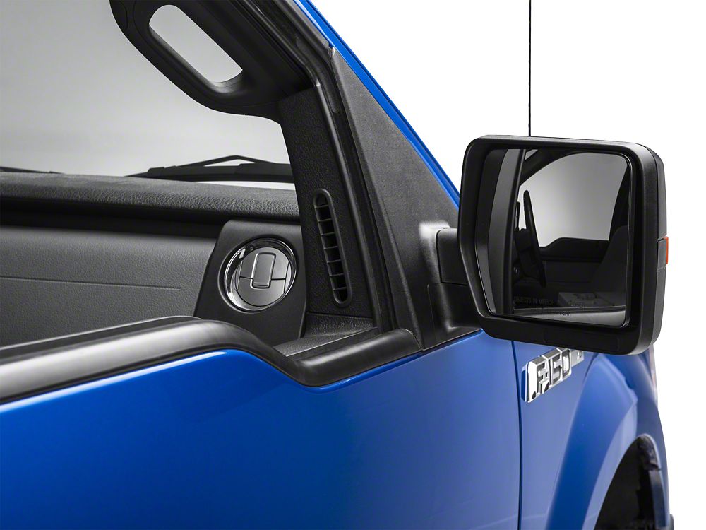 RedRock Performance Powered Mirrors; Black (04-12 F-150)