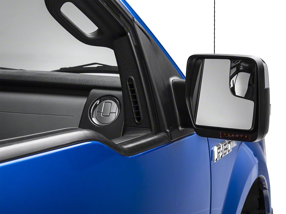 RedRock Performance Powered Heated Mirrors with LED Signals; Chrome (04-12 F-150)