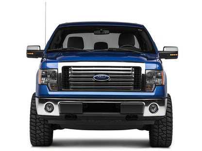 RedRock Performance Powered Heated Mirrors with LED Signals; Chrome (04-12 F-150)