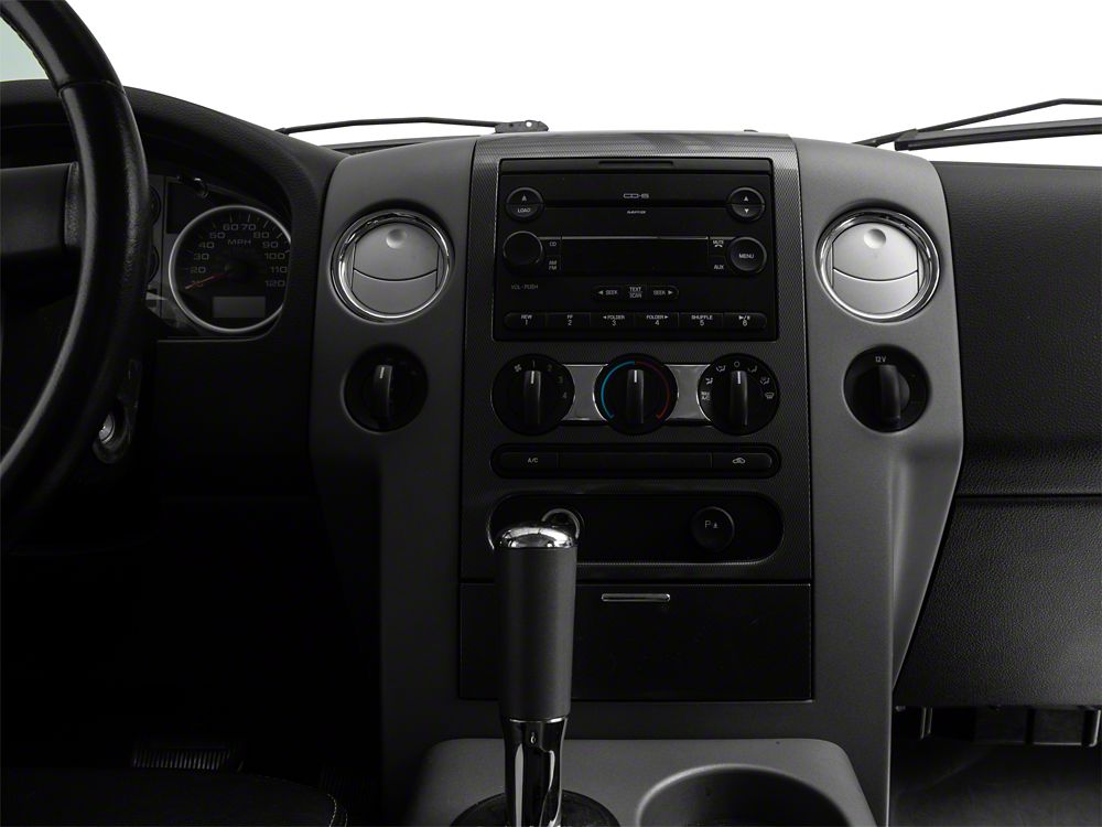 RedRock A/C Accent Trim; Chrome (04-08 F-150)