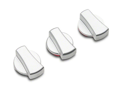 RedRock A/C Knob Covers; Satin (04-08 F-150)