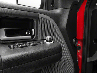 RedRock Mirror Control Cover; Chrome (04-08 F-150)