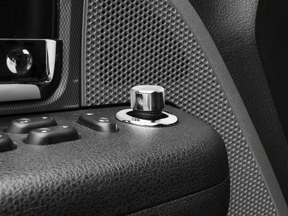 RedRock Mirror Control Cover; Chrome (04-08 F-150)