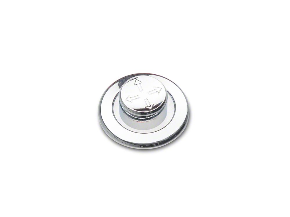 RedRock Mirror Control Cover; Chrome (04-08 F-150)