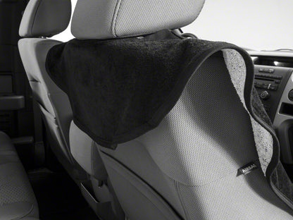 RedRock Alterum Series Seat Armour Protective Cover with Ford Oval Logo; Black (97-25 F-150)