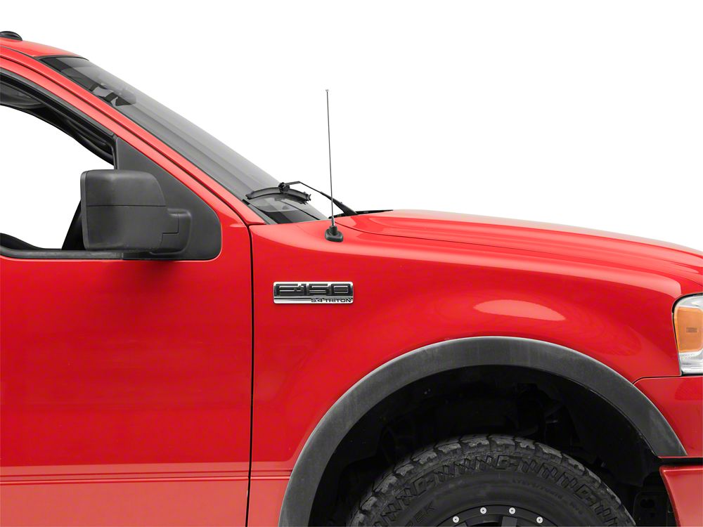 RedRock Fixed Chrome Antenna; 14-Inch (97-08 F-150)