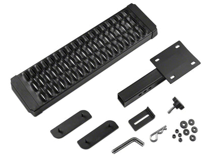 RedRock Aluminum Hitch Step for 2-Inch Receiver; Black (Universal; Some Adaptation May Be Required)