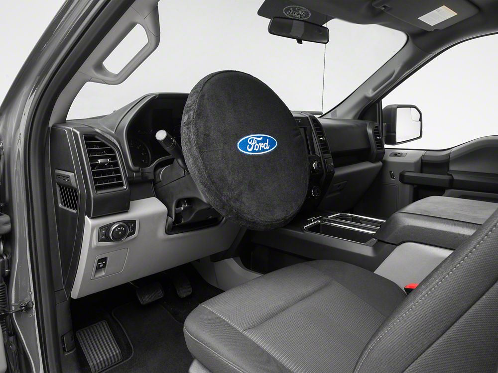 RedRock Steering Wheel Cover with Ford Oval (97-25 F-150)