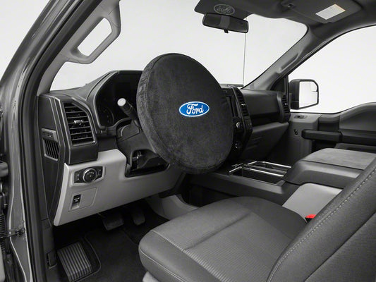 RedRock Steering Wheel Cover with Ford Oval (97-25 F-150)