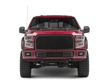 RedRock Wire Mesh Upper Replacement Grille; Black (15-17 F-150, Excluding Raptor)