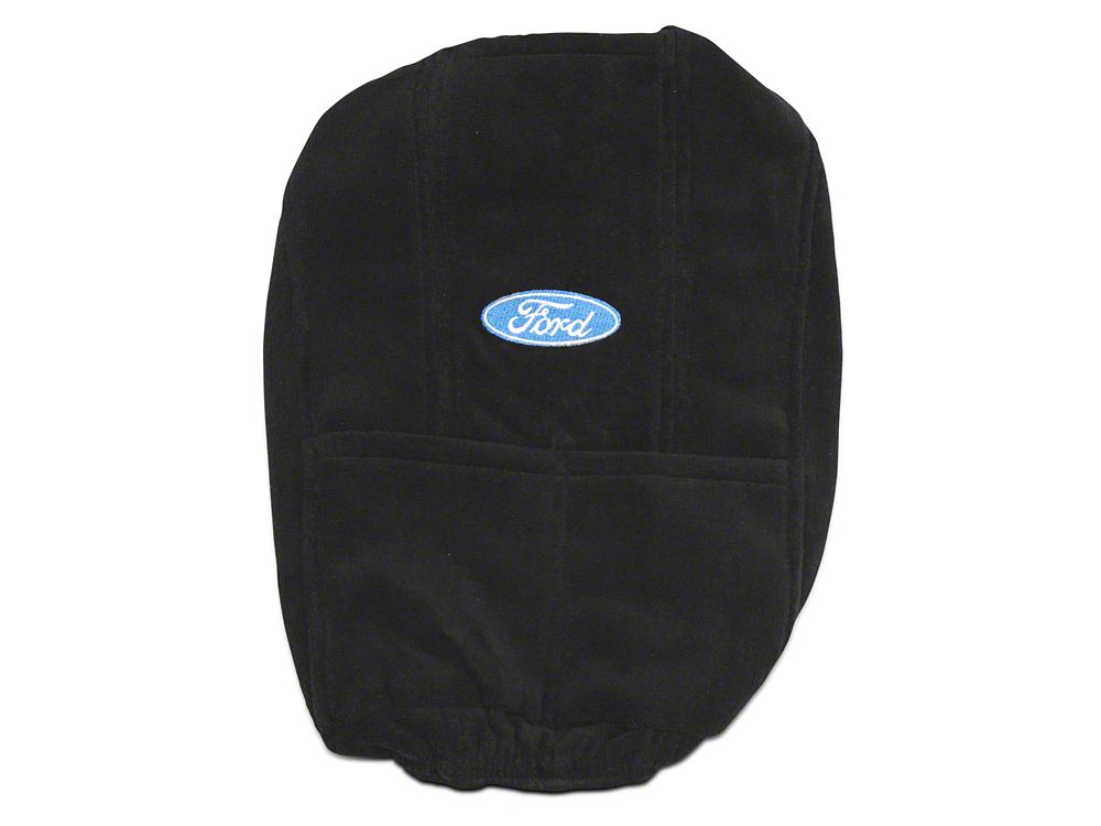 RedRock Center Console Cover with Ford Oval Logo (15-20 F-150 w/ Front Bucket Seats)