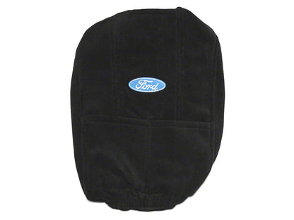 RedRock Center Console Cover with Ford Oval Logo (15-20 F-150 w/ Front Bucket Seats)