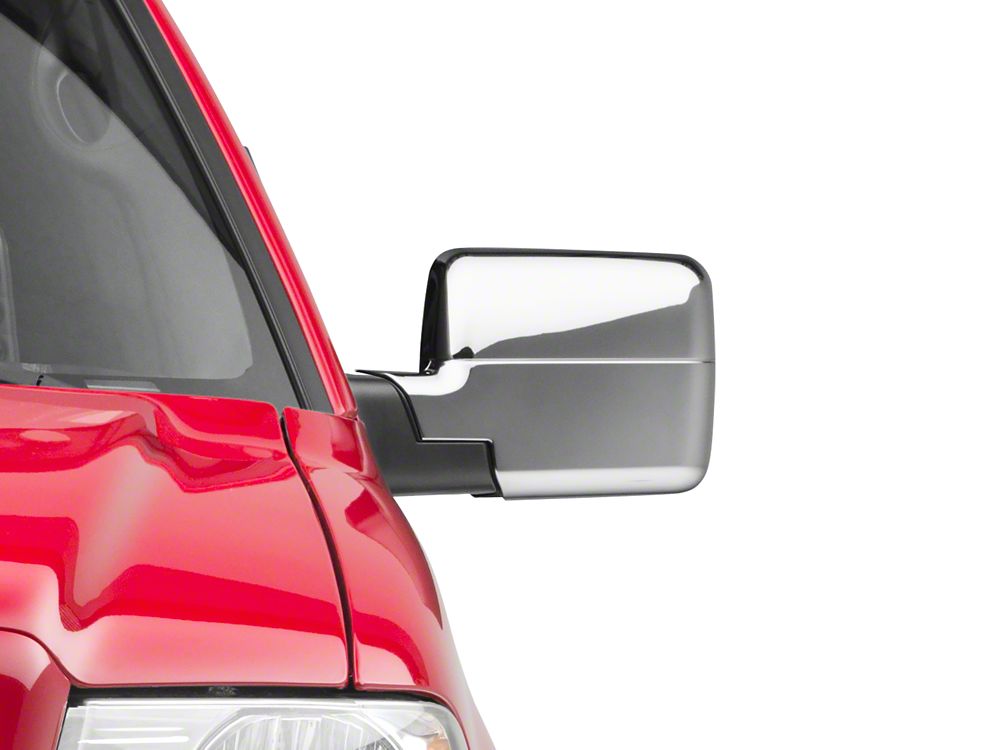 RedRock Mirror Covers; Chrome (04-08 F-150)