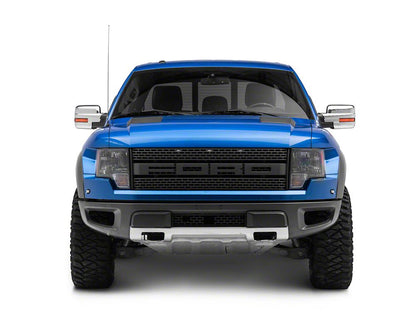 RedRock Mirror Covers with Turn Signal Light Cutout; Chrome (09-14 F-150)