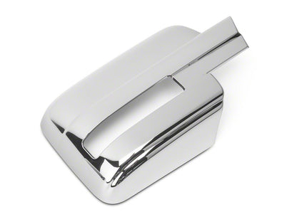 RedRock Mirror Covers with Turn Signal Light Cutout; Chrome (09-14 F-150)