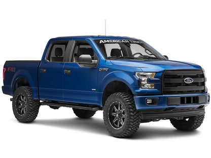 RedRock Upper Replacement Grille; Matte Black (15-17 F-150, Excluding Raptor)