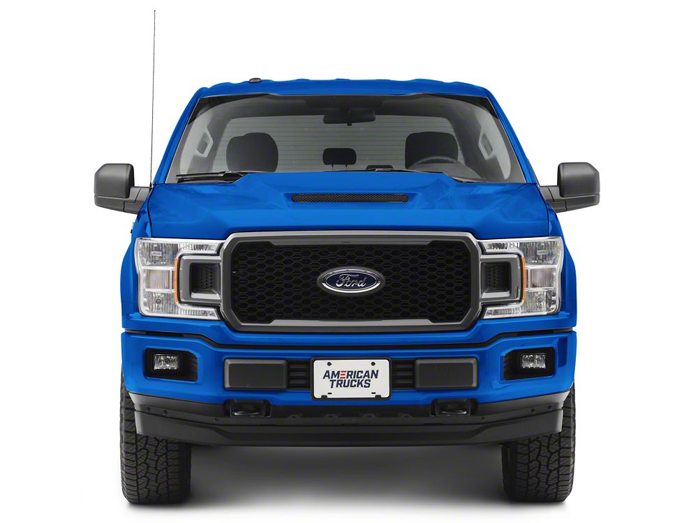 RedRock Ram Air Hood with Heat Extractors; Unpainted (15-20 F-150, Excluding Raptor)