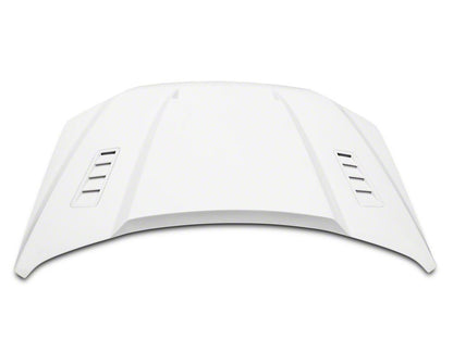 RedRock Ram Air Hood with Heat Extractors; Unpainted (15-20 F-150, Excluding Raptor)