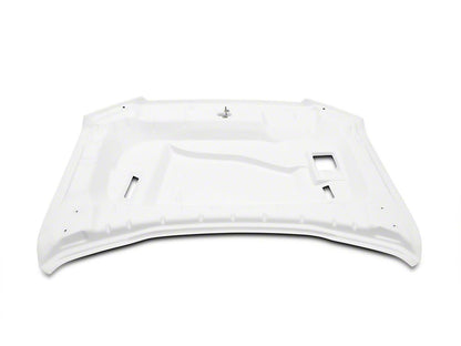 RedRock Ram Air Hood with Heat Extractors; Unpainted (15-20 F-150, Excluding Raptor)