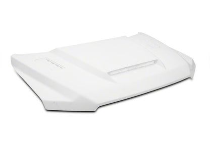 RedRock Ram Air Hood with Heat Extractors; Unpainted (15-20 F-150, Excluding Raptor)
