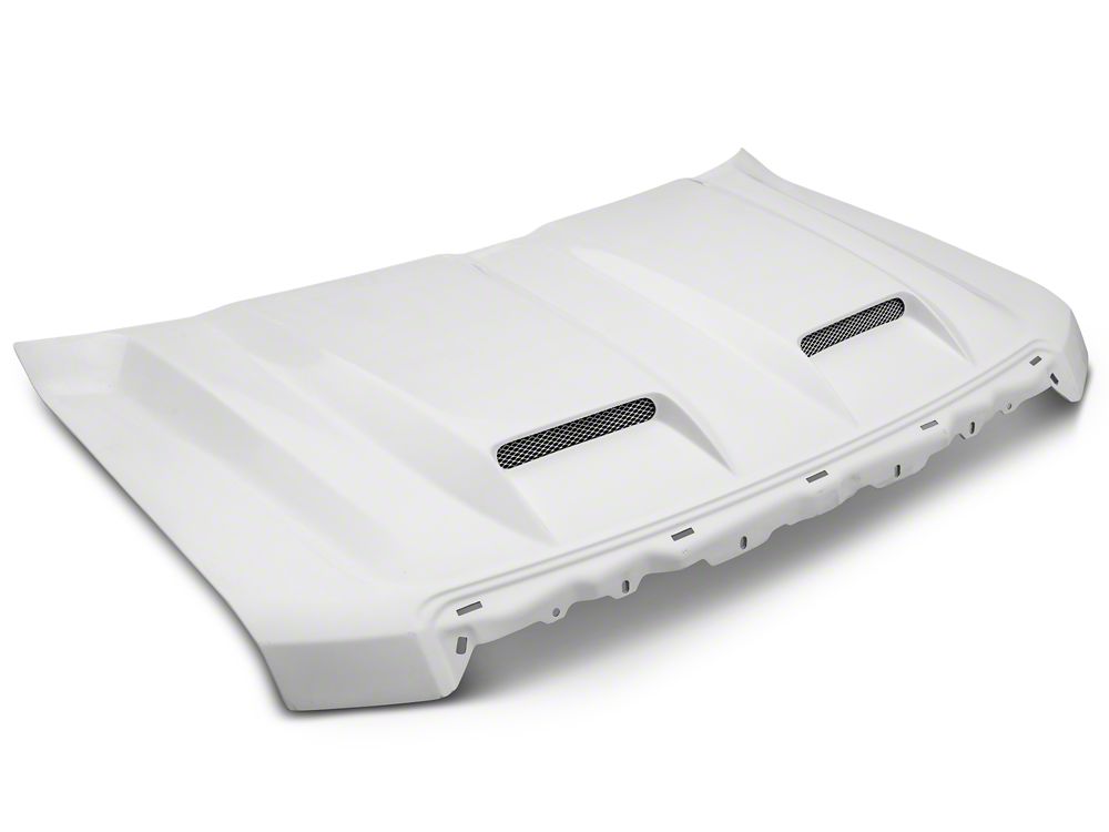 RedRock Dual Inlet Hood; Unpainted (09-14 F-150, Excluding Raptor)