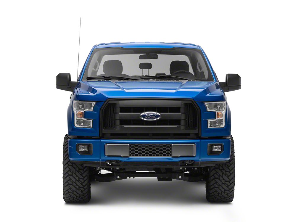 RedRock Baja Lower Grille Insert; Charcoal (15-17 F-150, Excluding Raptor)