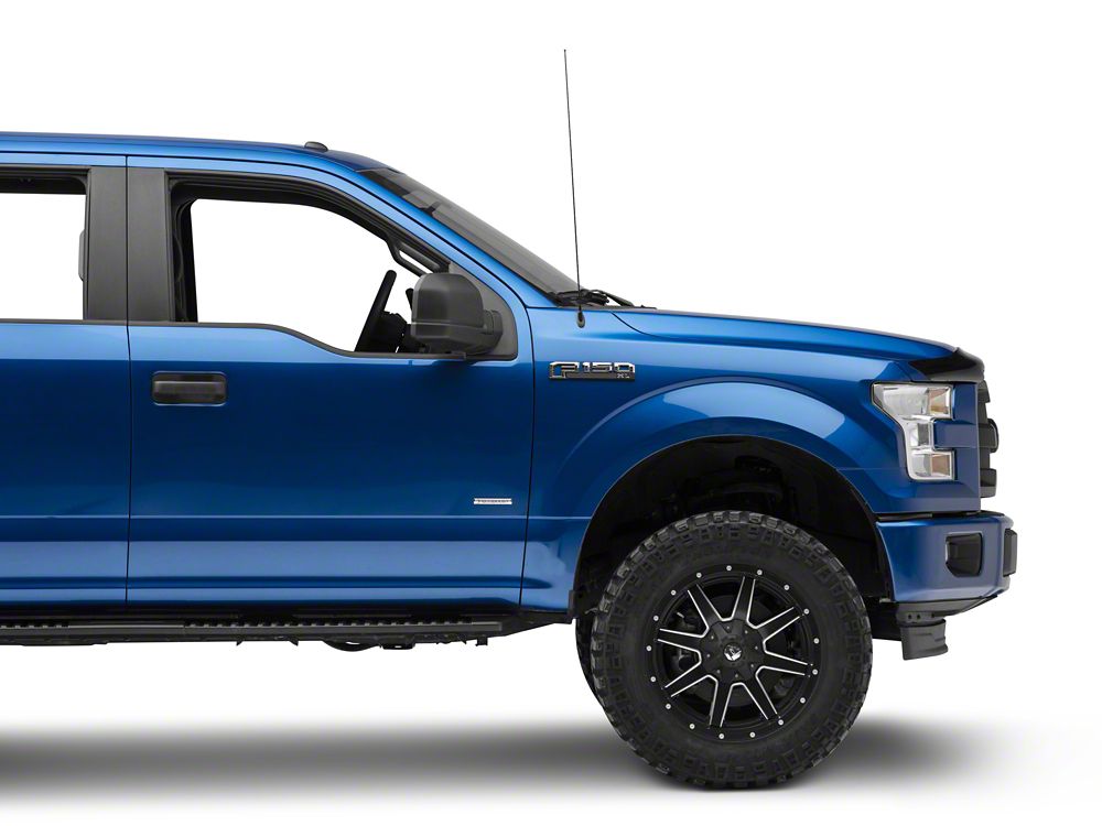 RedRock Bug Hood Deflector; Smoked (15-20 F-150, Excluding Raptor)