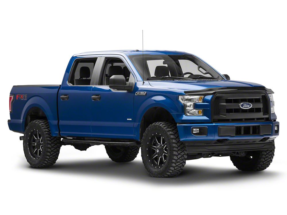 RedRock Bug Hood Deflector; Smoked (15-20 F-150, Excluding Raptor)