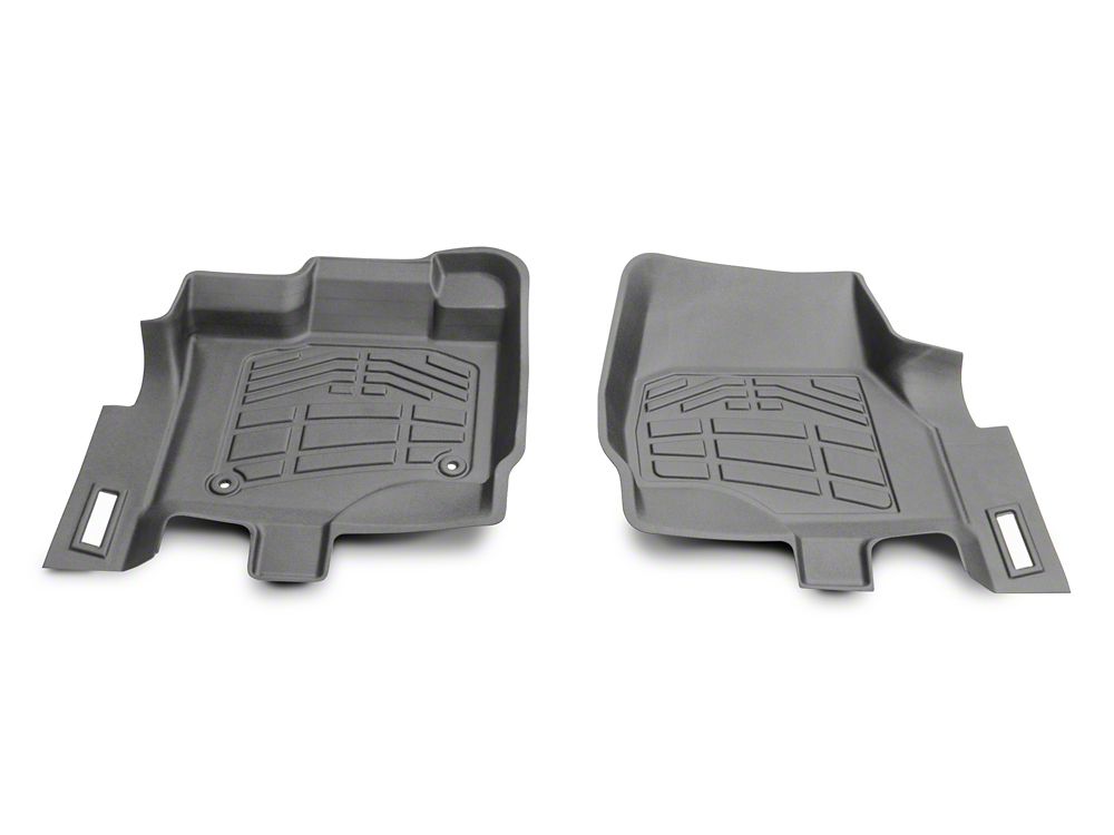 RedRock Sure-Fit Front and Second Row Floor Liners; Black (15-25 F-150 SuperCab)