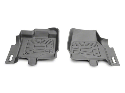 RedRock Sure-Fit Front and Second Row Floor Liners; Black (15-25 F-150 SuperCab)