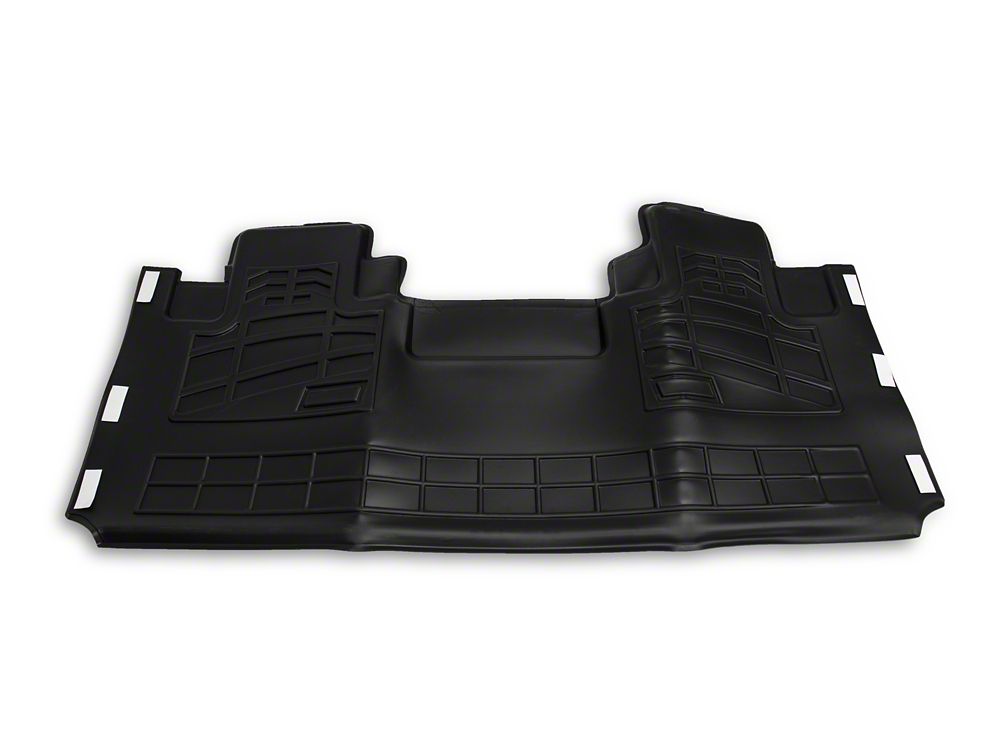 RedRock Sure-Fit Front and Second Row Floor Liners; Black (15-25 F-150 SuperCab)