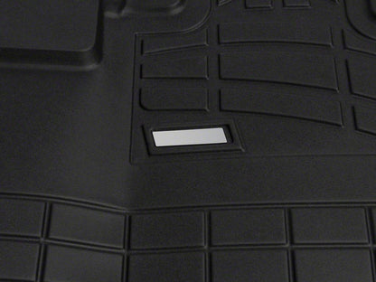 RedRock Sure-Fit Front and Second Row Floor Liners; Black (15-25 F-150 SuperCab)