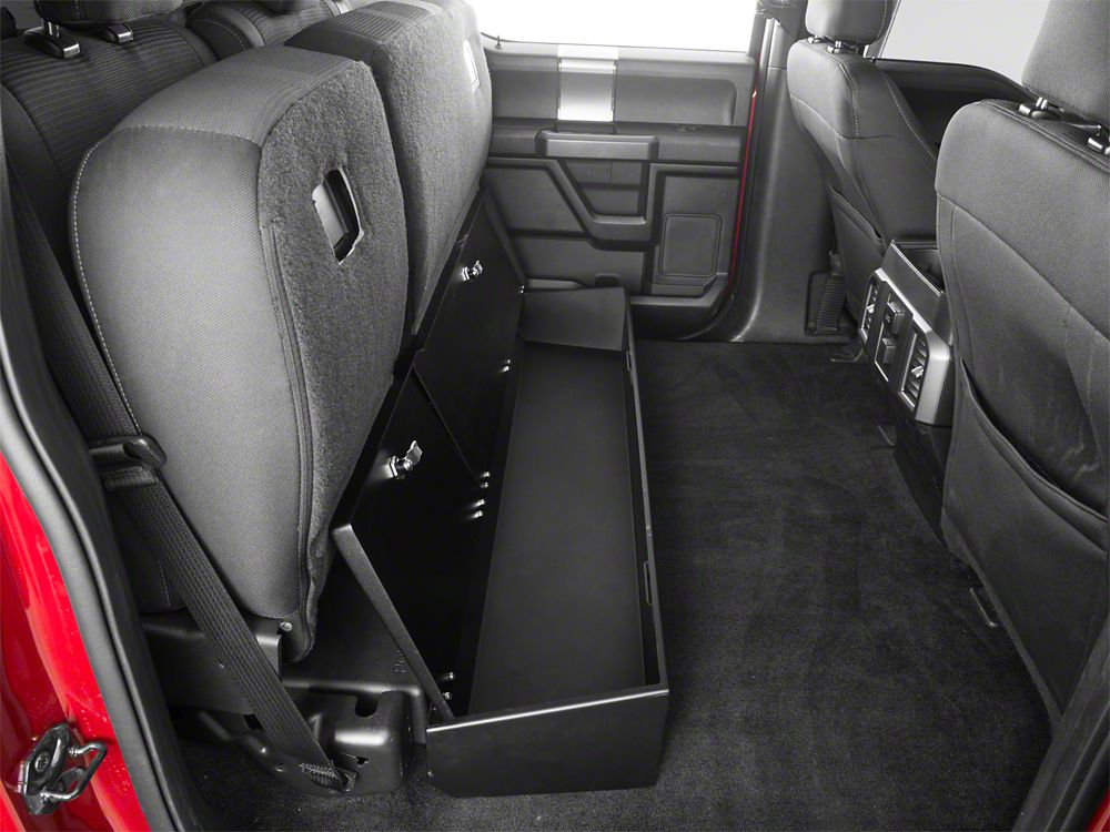 RedRock Locking Under Seat Storage Box (15-25 F-150 SuperCrew)