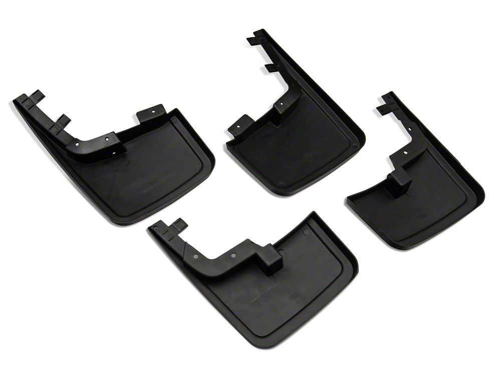 RedRock Molded Mud Guards; Front and Rear (15-17 F-150, Excluding Raptor)