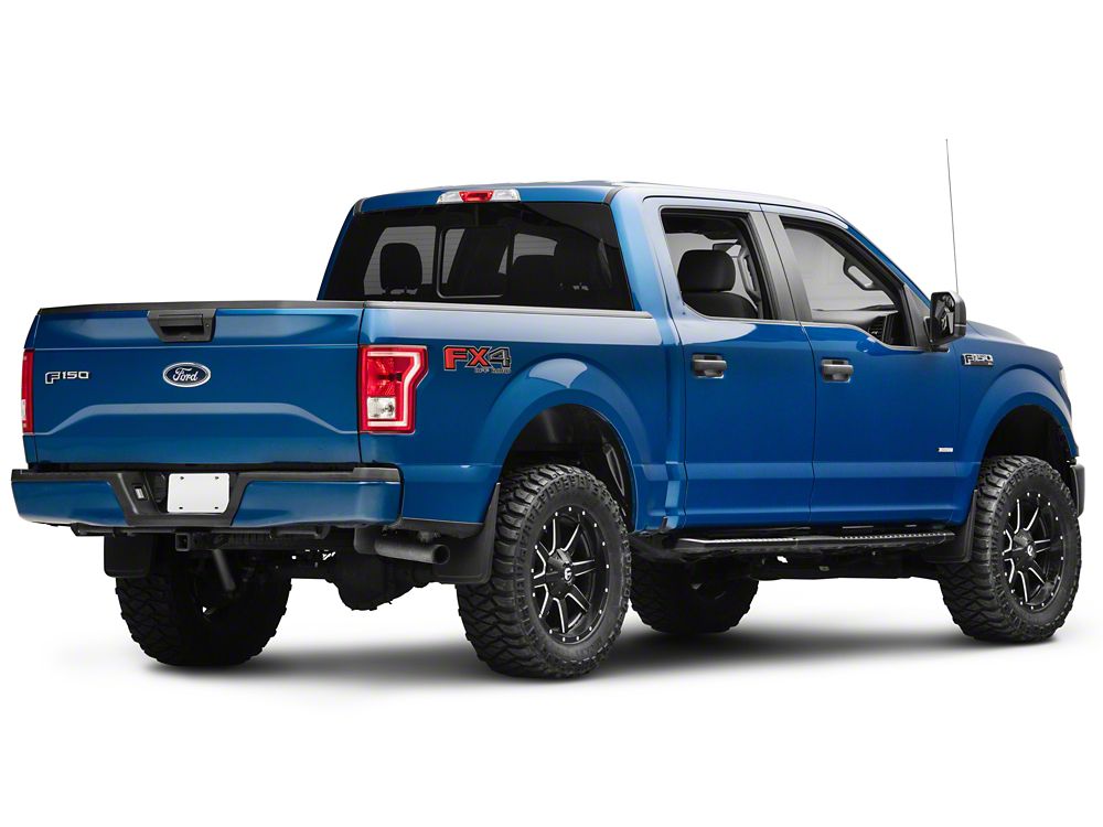 RedRock Molded Mud Guards; Front and Rear (15-17 F-150, Excluding Raptor)
