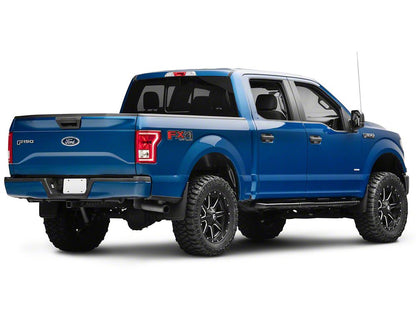 RedRock Molded Mud Guards; Front and Rear (15-17 F-150, Excluding Raptor)