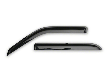 RedRock Window Deflectors; Front and Rear; Smoked (01-03 F-150 SuperCrew)